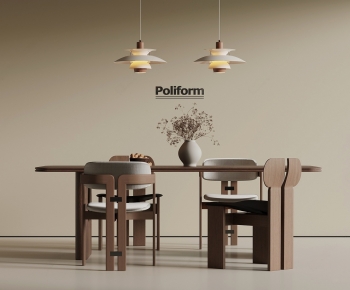 Modern Dining Table And Chairs-ID:633364927