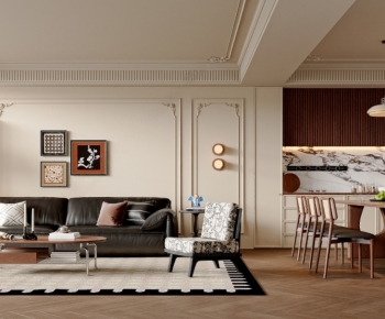 French Style A Living Room-ID:643923046