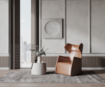 Modern Single Sofa-ID:896595004