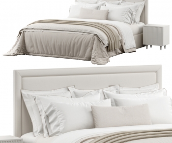 Modern Double Bed-ID:675045973