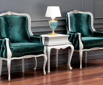 European Style Single Sofa-ID:773376947