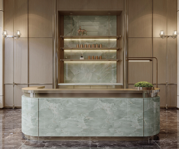 Modern Reception Desk-ID:838054906