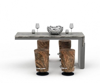 Modern Dining Table And Chairs-ID:599176884