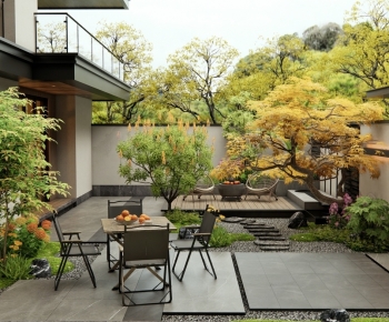 New Chinese Style Courtyard/landscape-ID:976389888