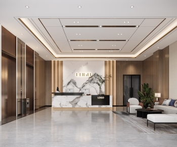 New Chinese Style Lobby Hall-ID:342811112