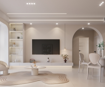 Modern A Living Room-ID:522531997