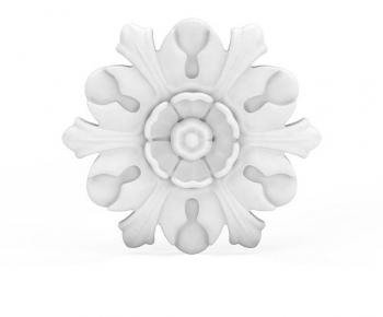 European Style Plaster Carved Top Plate-ID:783749103