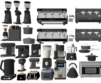 Modern Kitchen Electric Coffee Machine-ID:956388951