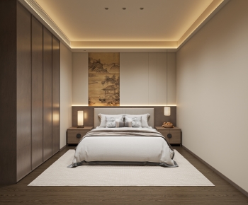 New Chinese Style Bedroom-ID:601251126