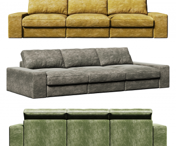 Modern Three-seat Sofa-ID:386951921