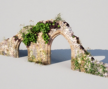 Chinese Style Garden-ID:655853035