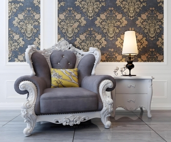 American Style Single Sofa-ID:471546897