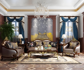 European Style A Living Room-ID:480746036
