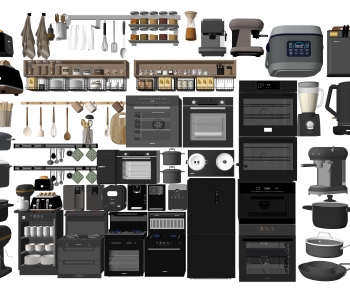 Modern Electric Kitchen Appliances-ID:266735084