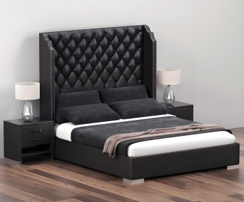 European Style Double Bed-ID:657088045