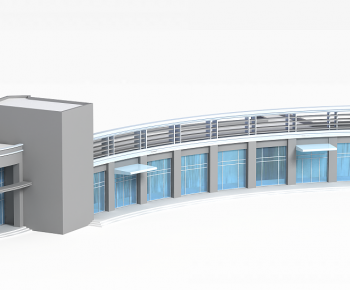 Modern Appearance Of Commercial Building-ID:783509979