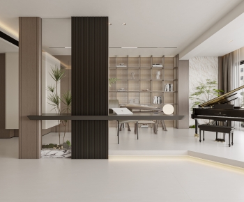 Modern Piano Room-ID:622811081