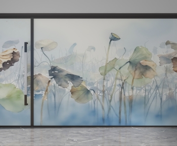 Modern Glass Screen Partition-ID:147087102