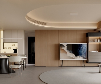 Modern A Living Room-ID:753343113