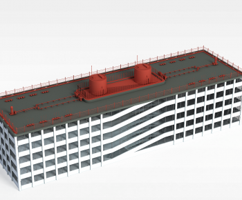 Modern Appearance Of Commercial Building-ID:558820968