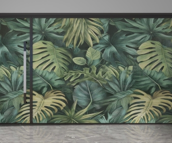 Nordic Style Glass Screen Partition-ID:992695092