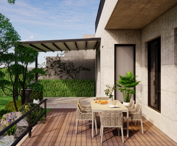 Modern Courtyard/landscape-ID:737807994