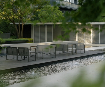 Modern Park Landscape-ID:592030055