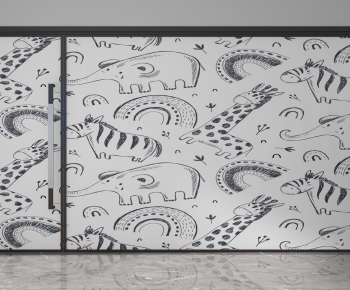 Modern Glass Screen Partition-ID:290862086