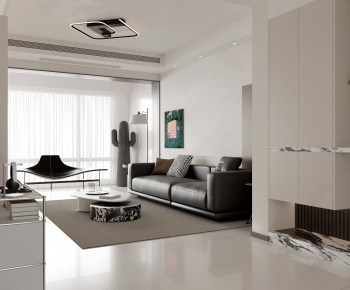 Modern A Living Room-ID:566426041