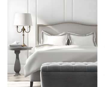 American Style Double Bed-ID:572384122
