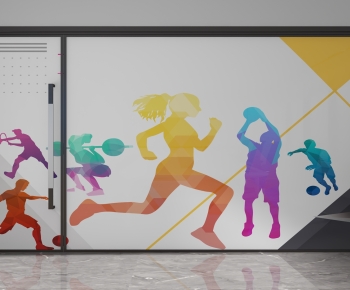 Modern Glass Screen Partition-ID:702728035