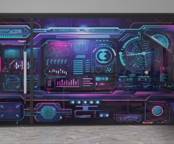 Modern Glass Screen Partition-ID:577220926