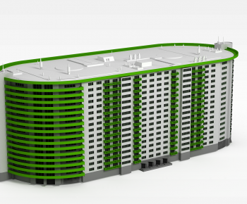 Modern Appearance Of Commercial Building-ID:391604905