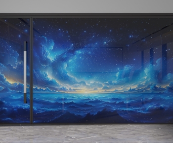 Modern Glass Screen Partition-ID:395138033