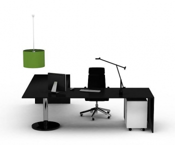 Modern Office Desk And Chair-ID:426965008