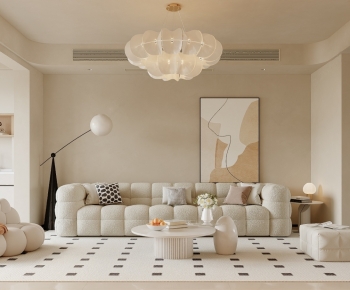 French Style A Living Room-ID:770773895