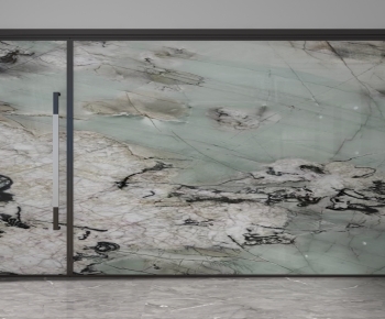 Modern Glass Screen Partition-ID:486121246