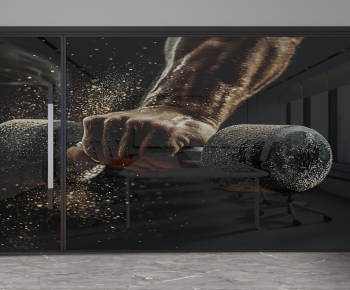 Modern Glass Screen Partition-ID:266115907