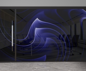 Modern Glass Screen Partition-ID:257227906