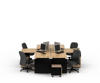 Modern Office Desk And Chair-ID:630978114