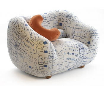 Modern Single Sofa-ID:727024084