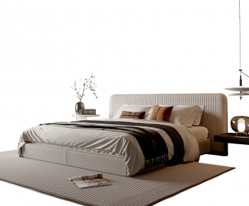 Modern Double Bed-ID:436120034