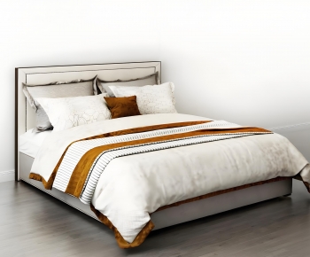 Modern Double Bed-ID:469702012