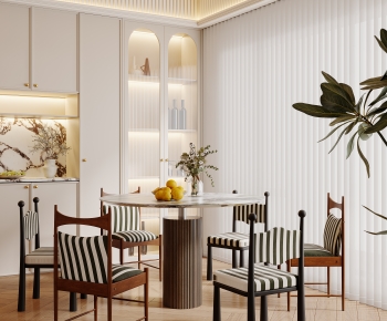 French Style Dining Table And Chairs-ID:365295899