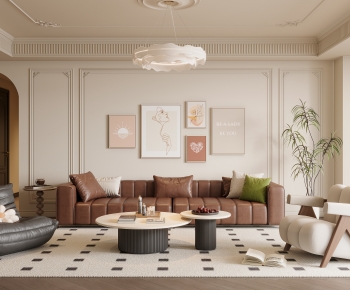 French Style A Living Room-ID:881516931