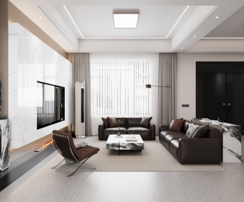 Modern A Living Room-ID:594758993