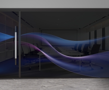 Modern Glass Screen Partition-ID:856429102