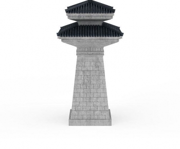 Chinese Style Ancient Architectural Buildings-ID:647010854