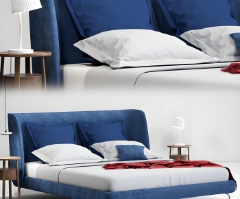 Modern Double Bed-ID:364600909