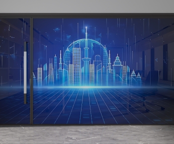 Modern Glass Screen Partition-ID:189310071